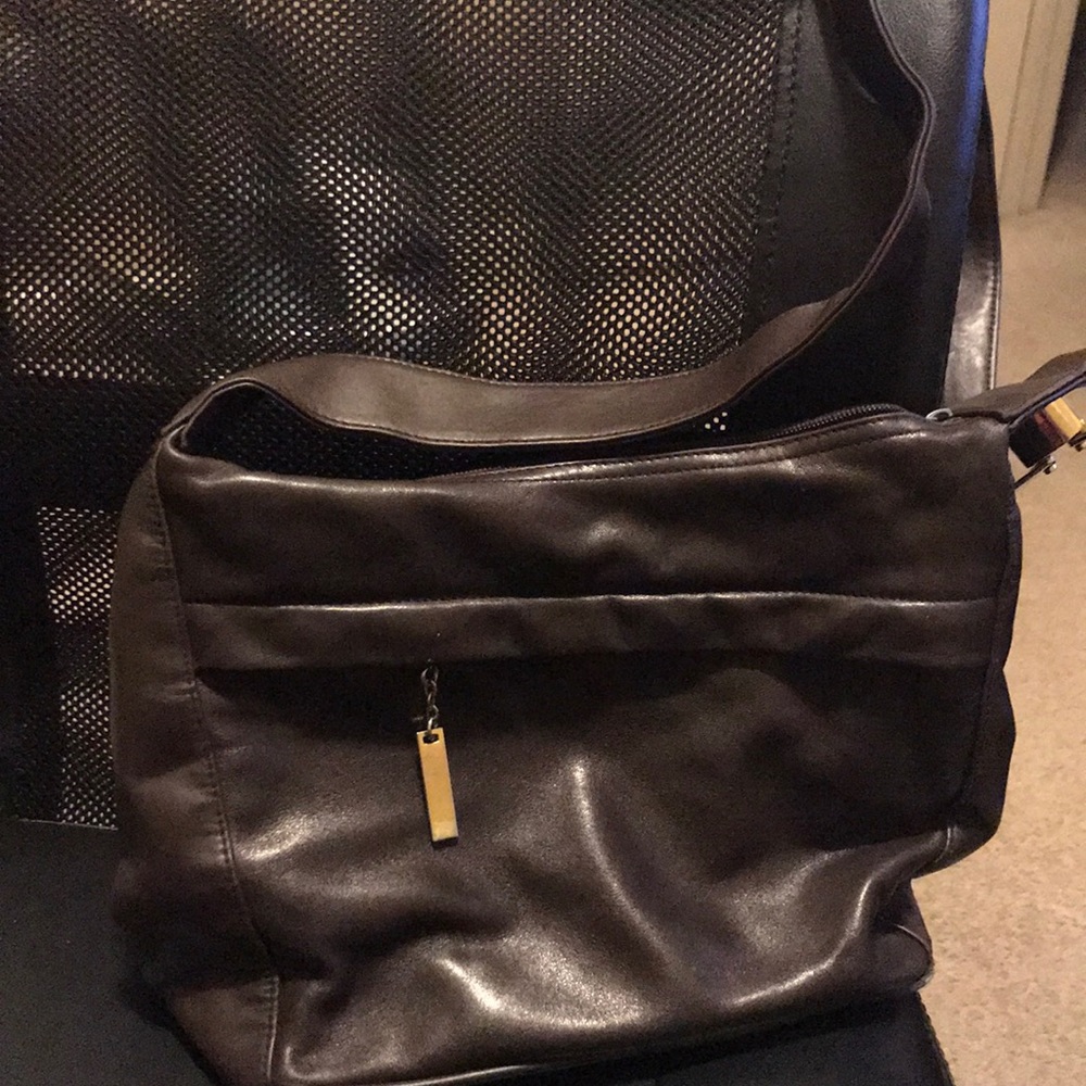 Brown shoulder bag